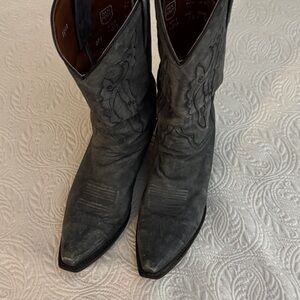 Dan Post Charcoal Heeled Boots